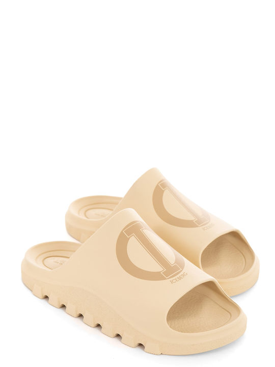 Iceberg Frauen Flip Flops in Beige Farbe