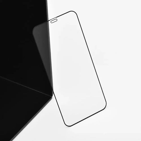 5D 0.3мм Закалено стъкло за цялото лице Черен (iPhone 12 Pro Max)