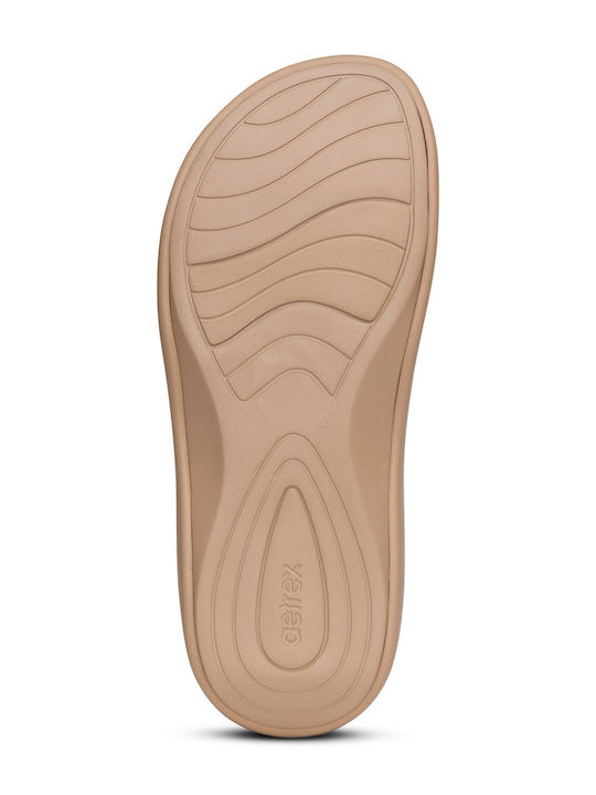 Women's Flat Sandals Sporty in Brown Color