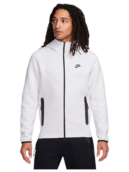 Sportswear Tech Fleece Яке с Качулка Бяло