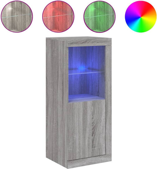 Office Storage Chipboard Cabinet Grey Sonoma L41xW37xH100cm Office Storage Chipboard Cabinet Grey Sonoma L41xW37xH100cm
