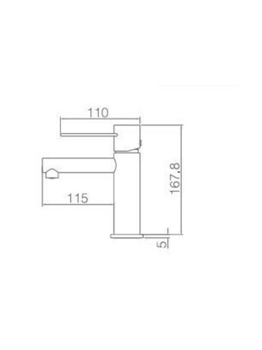 Imex Milos Mixing Sink Faucet Bronze