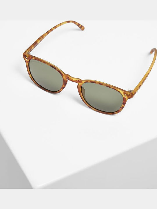 Urban Classics Arthur Sunglasses Brown with Acetate Frame & Green Lens Urban Classics Arthur Sunglasses Brown with Acetate Frame & Green Lens