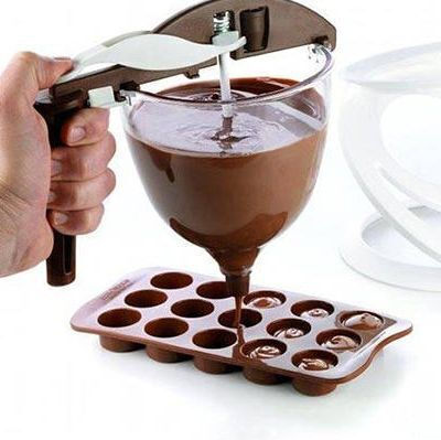 Silikomart Konditorei-Werkzeug Funnel Choc aus Kunststoff 22x16.5cm Silikomart Konditorei-Werkzeug Funnel Choc aus Kunststoff 22x16.5cm