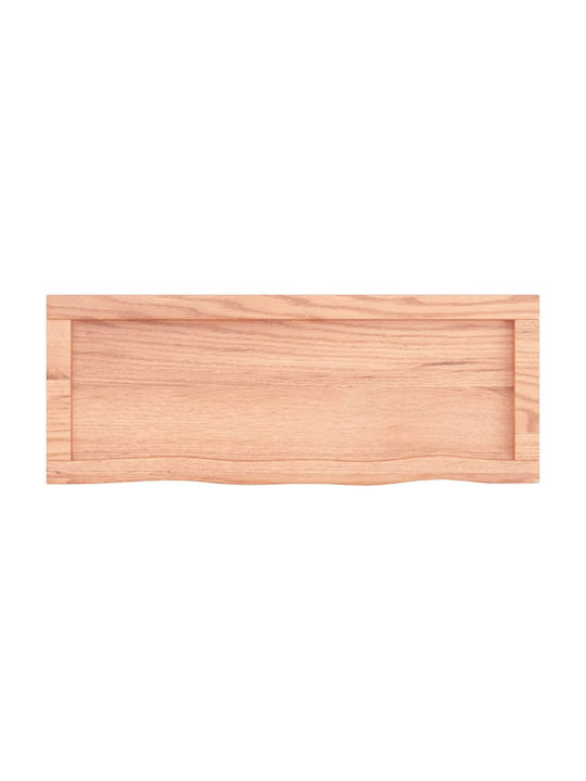 vidaXL Rectangular Bathroom Vanity Unit made of Solid Wood Ann. Brown 80x30x6cm 3156115 1pcs