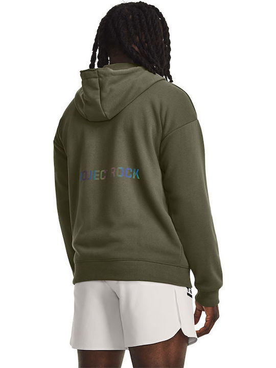 Under Armour Project Rock Green with Hood