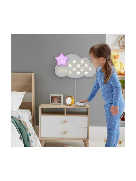 Fisher Price Nursery Night Light Lumaloo Battery Multicolour with Grey & Blue Light