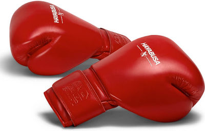 Hayabusa Pro Velcro Boxing Competition Gloves Red