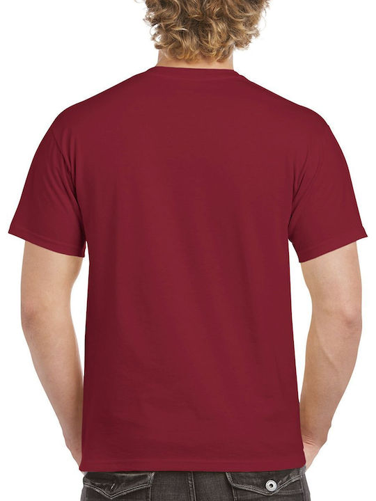 Gildan 2000 Ανδρικό Διαφημιστικό T-shirt Κοντομάνικο Cardinal Red