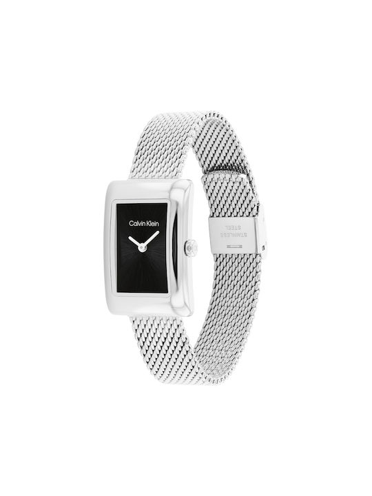 Calvin Klein Uhr mit Silber Metallarmband