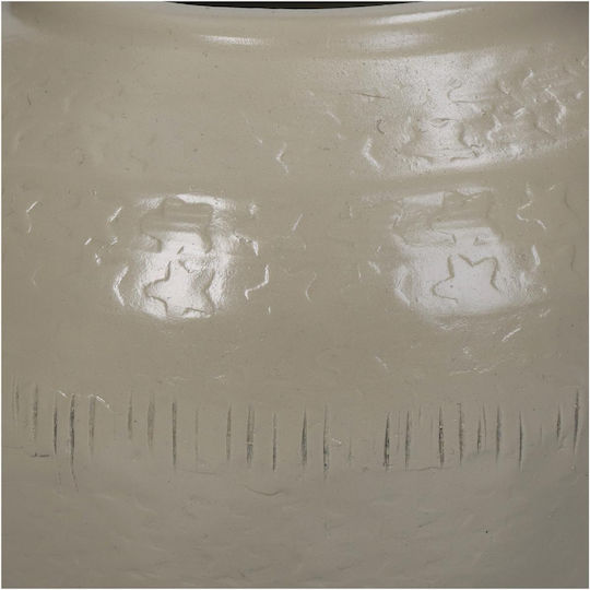 ArteLibre Decorative Vase Beige 14x14x14.5cm