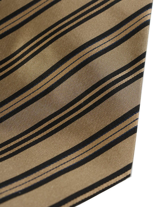 Hugo Boss Cravată pentru Bărbați Mătase Tipărit în Culorea Aur
