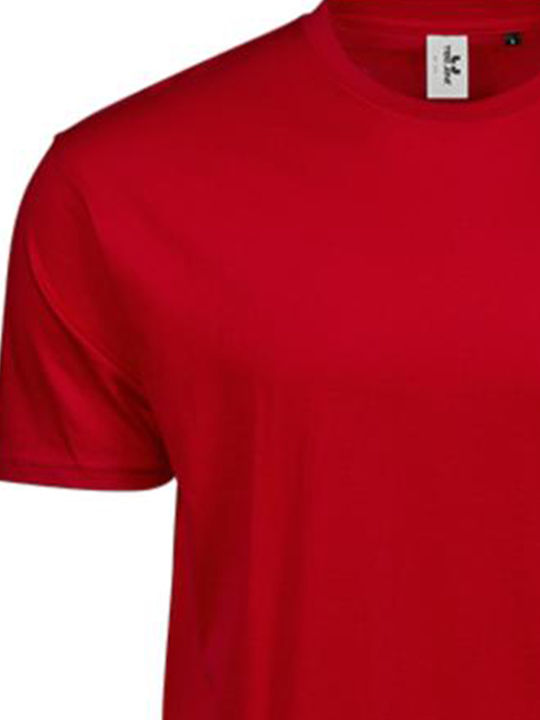 Tee Jays Men's Short Sleeve Promotional T-Shirt Red