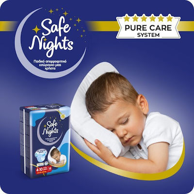 Babylino Safe Nights 1+1 Πάνες Βρακάκι για 20-35kg 14τμχ