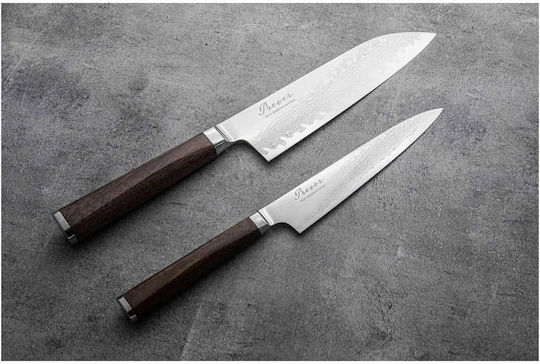 Ryusen Prever Messer Allgemeine Verwendung aus Damaststahl 15cm