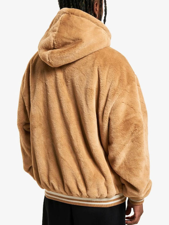 Karl Kani Herren Winter Jacke Lässig Sand