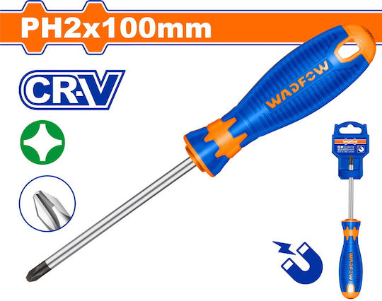 Wadfow Screwdriver Cross Size PH2x100mm