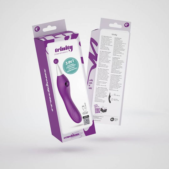 Crushious Doppelter Vibrator Lila