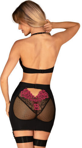 Obsessive Rosenty Sexy Dessous-Set Schwarz 199417
