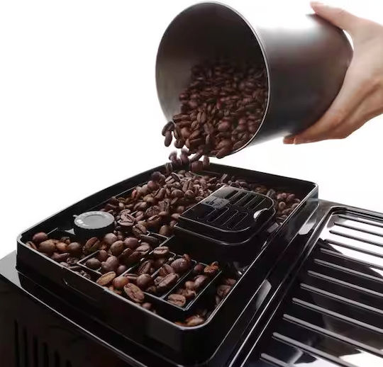 De'Longhi Magnifica Start Αυτόματη Μηχανή Espresso 1450W Πίεσης 15bar για Cappuccino με Μύλο Άλεσης Μαύρη ECAM220.60.B