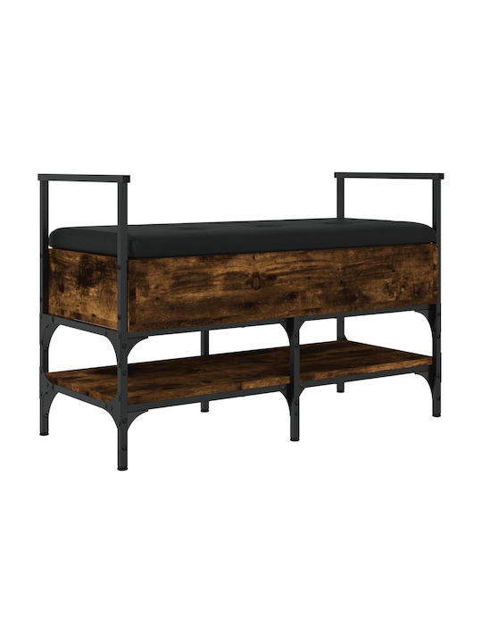 Eingangsmöbel mit Schuhschrank & Bank Coffee 85.5x42x57.5cm