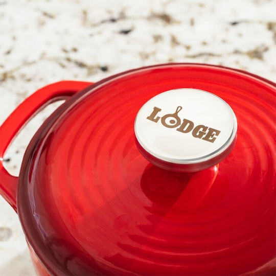 Lodge Oală Rotundă de Fontă 17.78cm 1buc