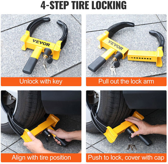 Vevor Anti-theft Car Wheel Clamp