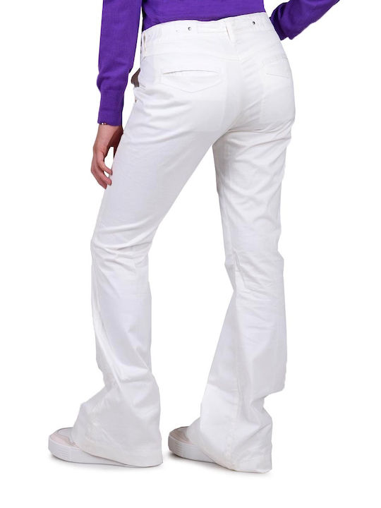 Gas Women's Fabric Trousers White