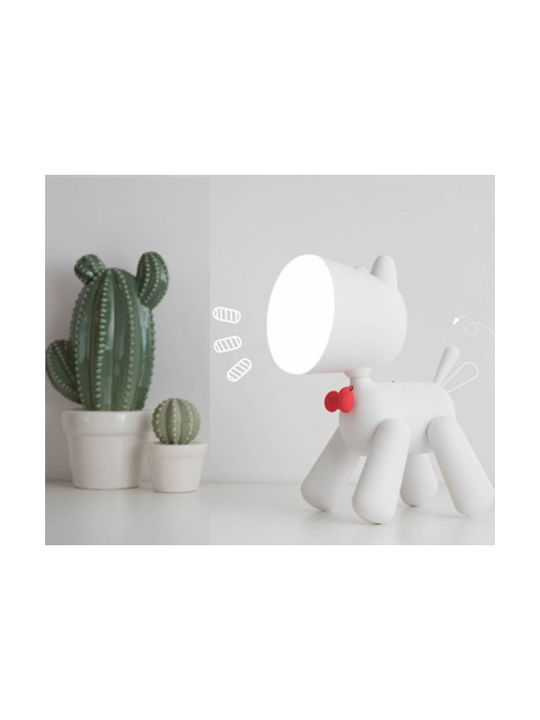 LED Kinder Dekorative Lampe Nacht Braun 17x10x21εκ.