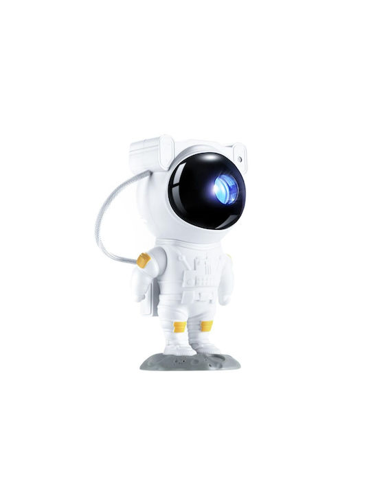 Kids Projector Lamp Astronaut White 21εκ.