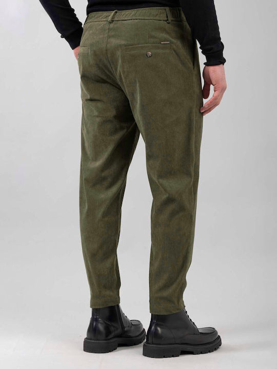 Pantaloni cu Croială Largă Khaki