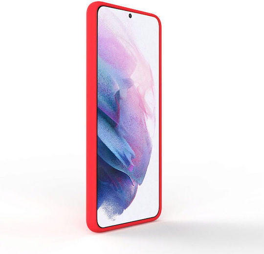 Lemontti 360 Full Cover Σιλικόνης Κόκκινο (Galaxy S21+ 5G)