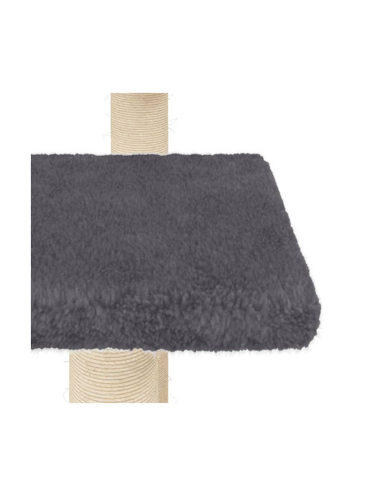 vidaXL Scratching Cats Scratching Post Cat Trees Gray 4 levels 57x61x98.5cm