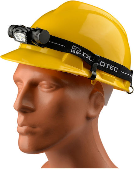 Dulotec Επαναφορτιζόμενος Φακός Κεφαλής LED με Μέγιστη Φωτεινότητα 151lm