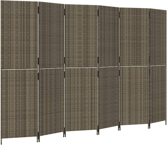 vidaXL Dekorativer Raumteiler aus Leinwand 294x180cm
