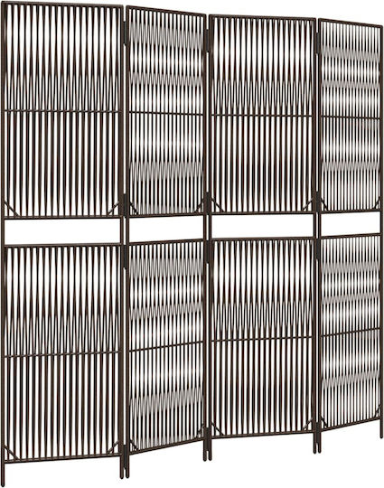 vidaXL Dekorativer Raumteiler aus Leinwand 196x180cm