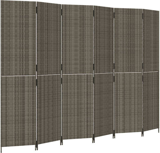 vidaXL Dekorativer Raumteiler aus Leinwand 294x200cm