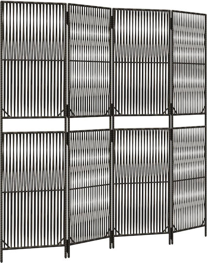 vidaXL Dekorativer Raumteiler aus Leinwand 196x180cm