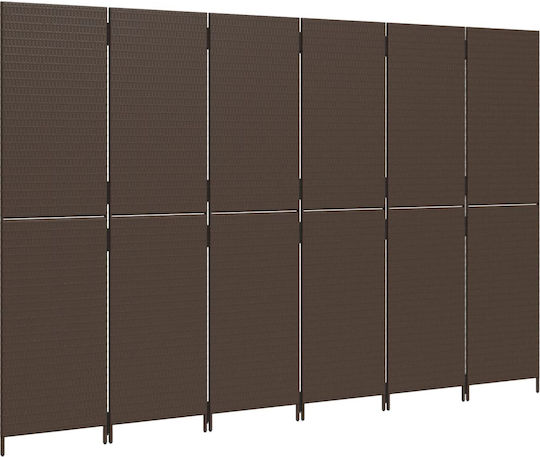 vidaXL Decorative Room Divider made of Canvas 294x180cm