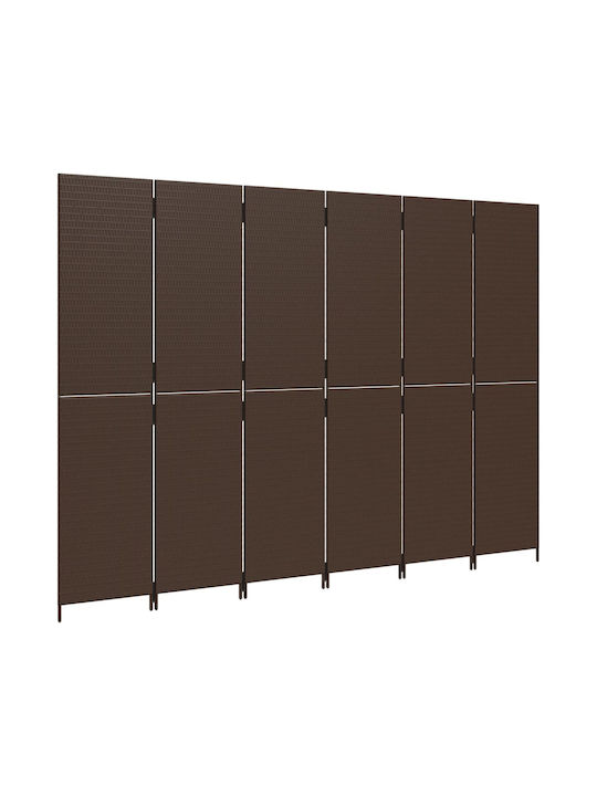 vidaXL Dekorativer Raumteiler aus Leinwand 294x200cm