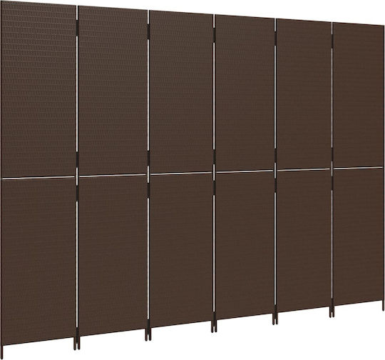 vidaXL Dekorativer Raumteiler aus Leinwand 294x200cm