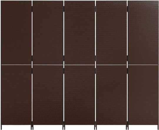 vidaXL Dekorativer Raumteiler aus Leinwand 245x200cm