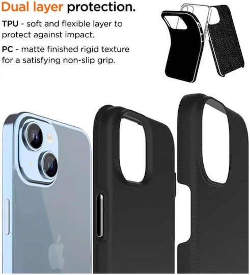 Eiger North Back Cover Πλαστικό Μαύρο (iPhone 15 Plus)