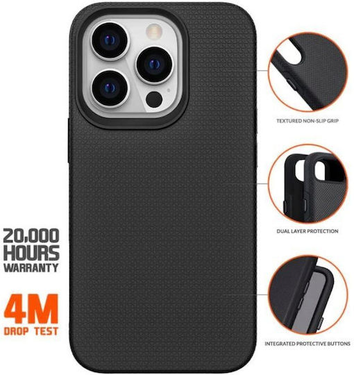Eiger North Back Cover Σιλικόνης Μαύρο (iPhone 14 Pro Max)