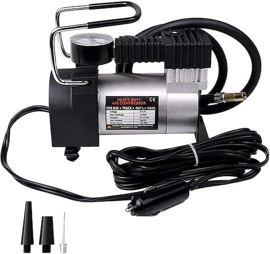 Car Tire Pump 150 PSI with Cigarette Lighter Cable 12V
