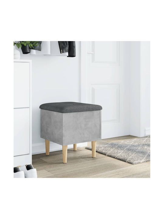 Hocker Für das Wohnzimmer Mit Stauraum Hölzernes Gray 42x42x46cm