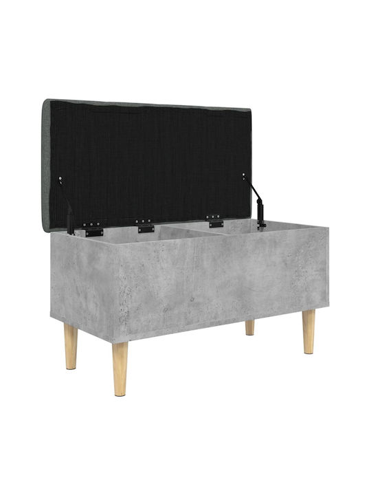 Hocker Bankhocker Mit Stauraum Hölzernes Gray 82x42x46cm