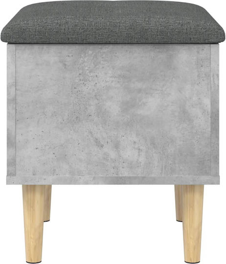 Hocker Für das Wohnzimmer Mit Stauraum Hölzernes Gray 42x42x46cm