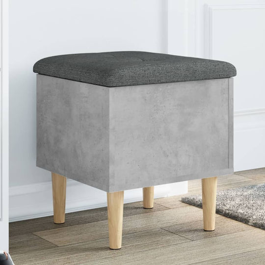 Hocker Für das Wohnzimmer Mit Stauraum Hölzernes Gray 42x42x46cm