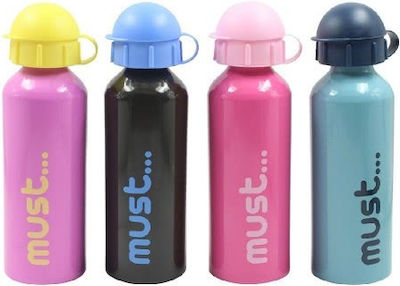 Must Kids Water Bottle Aluminium Fuchsia 500ml